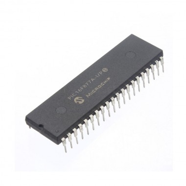 PIC16F877A MCU Microcontroller DIP-40 PIN, 33 I/O, 8xADC